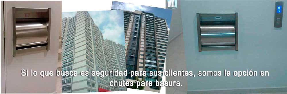 Instalación de ductos para basura chutes y ropa sucia en edificios