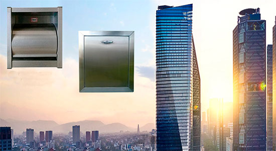 Ductos chutes de basura y ropa para edificios