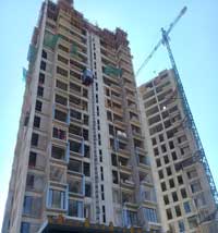 Edificio en construcción, Tijuana, California, México