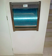 Colector de ducto para chute para basura en edificios